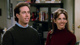 Jerry Seinfeld and Tracy Nelson on Seinfeld