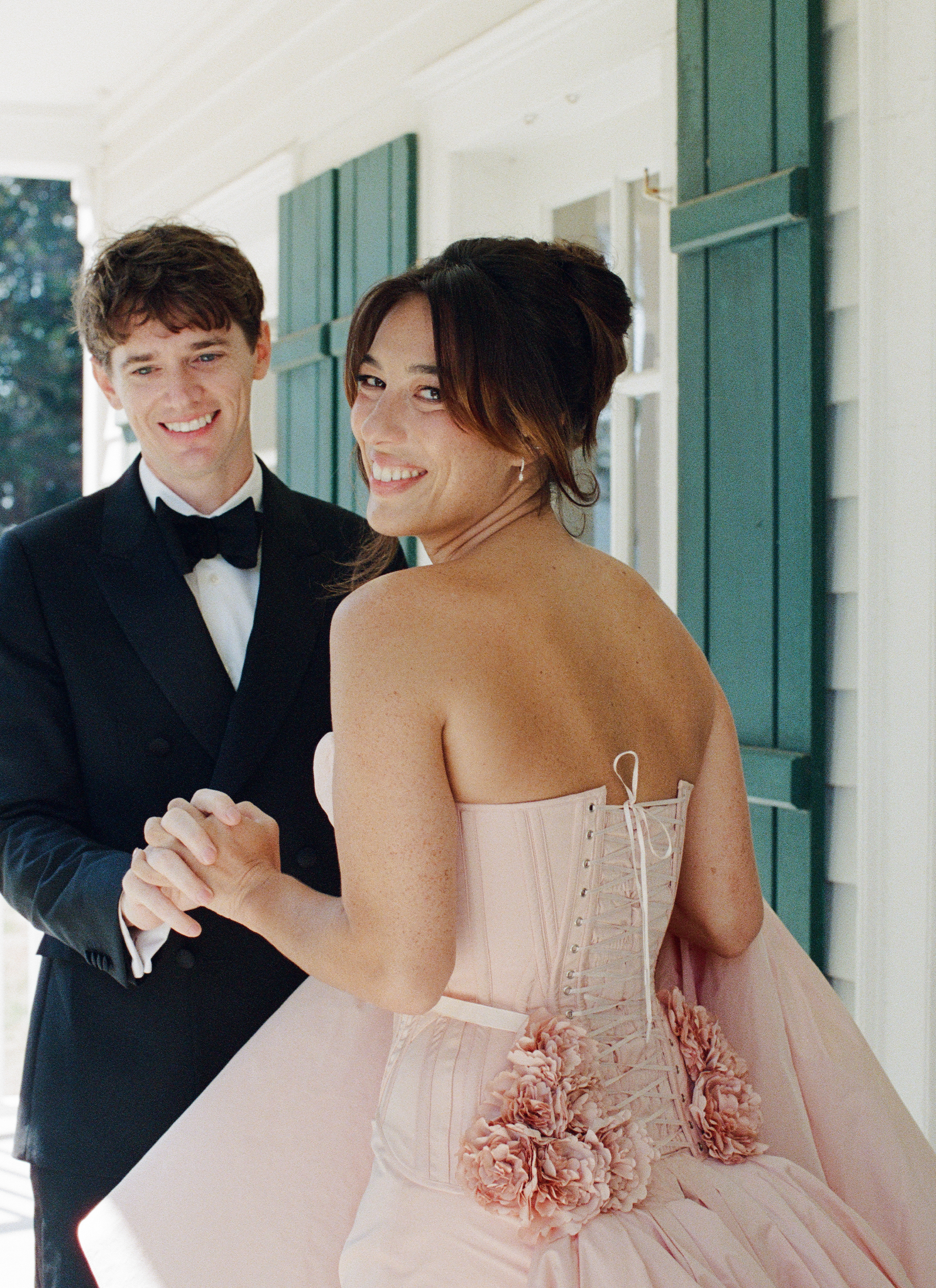 Hadley and Charles&#039;s first look.