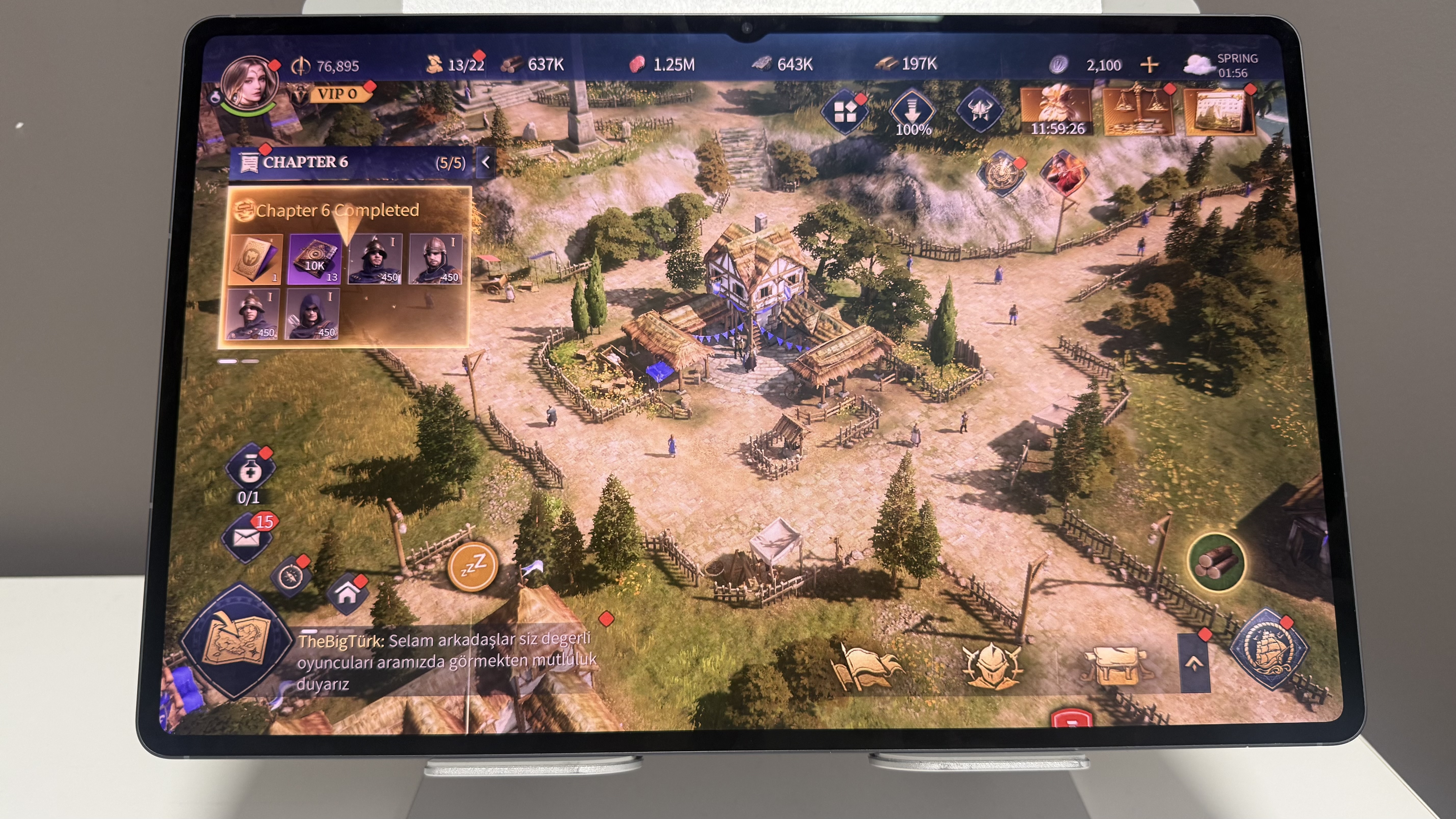 Samsung Galaxy Tab S11 Ultra with Age of Empires mobile