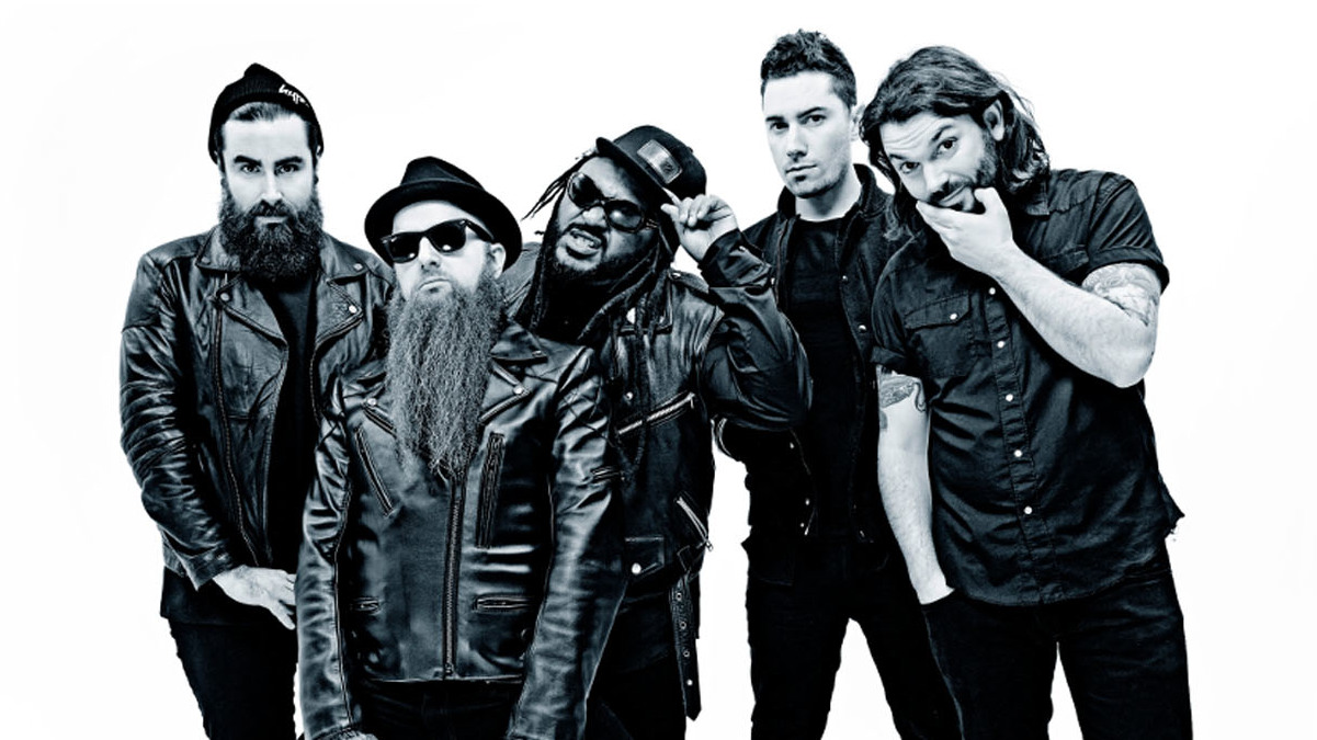 A promotional picture of Skindred