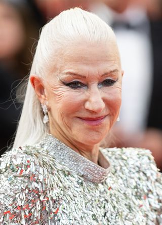 Dame Helen Mirren attends the screening of "Mother And Son (Un Petit Frere)" during the 75th annual Cannes film festival at Palais des Festivals on May 27, 2022 in Cannes, France