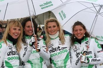The green and white of Unibet will grace the ProTour