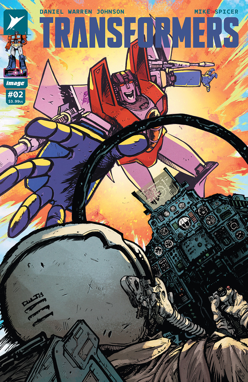 The main cover for Transformers #2