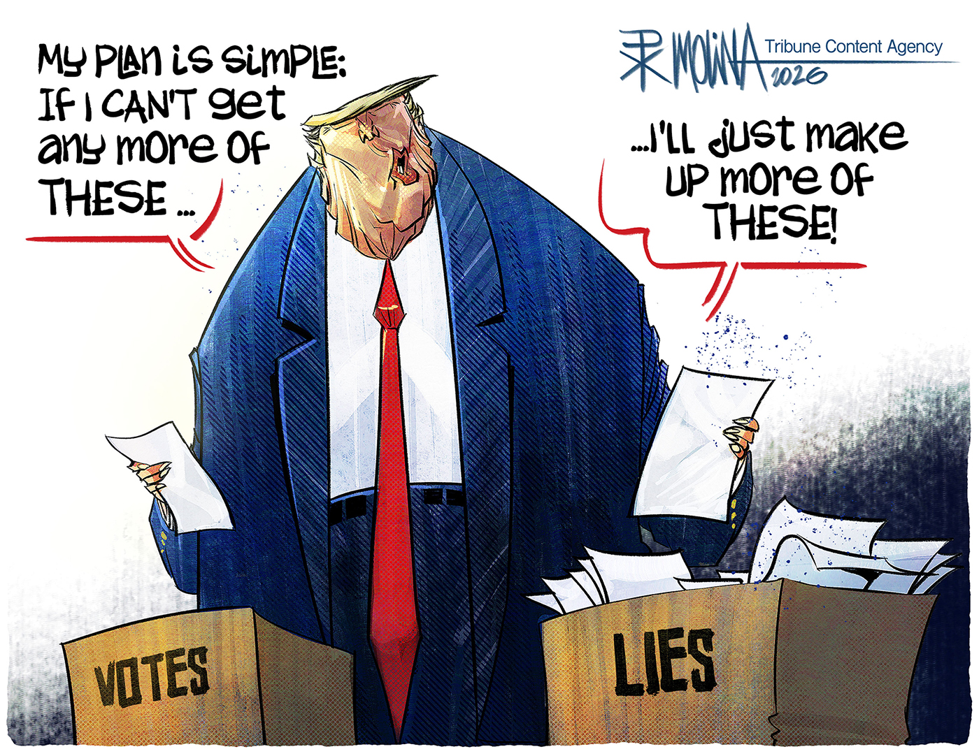 Political cartoon
