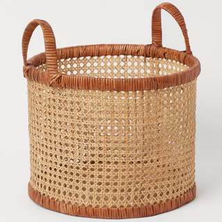 rattan storage baskets