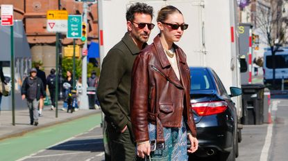 Gigi Hadid and Bradley Cooper in New York City February 2024