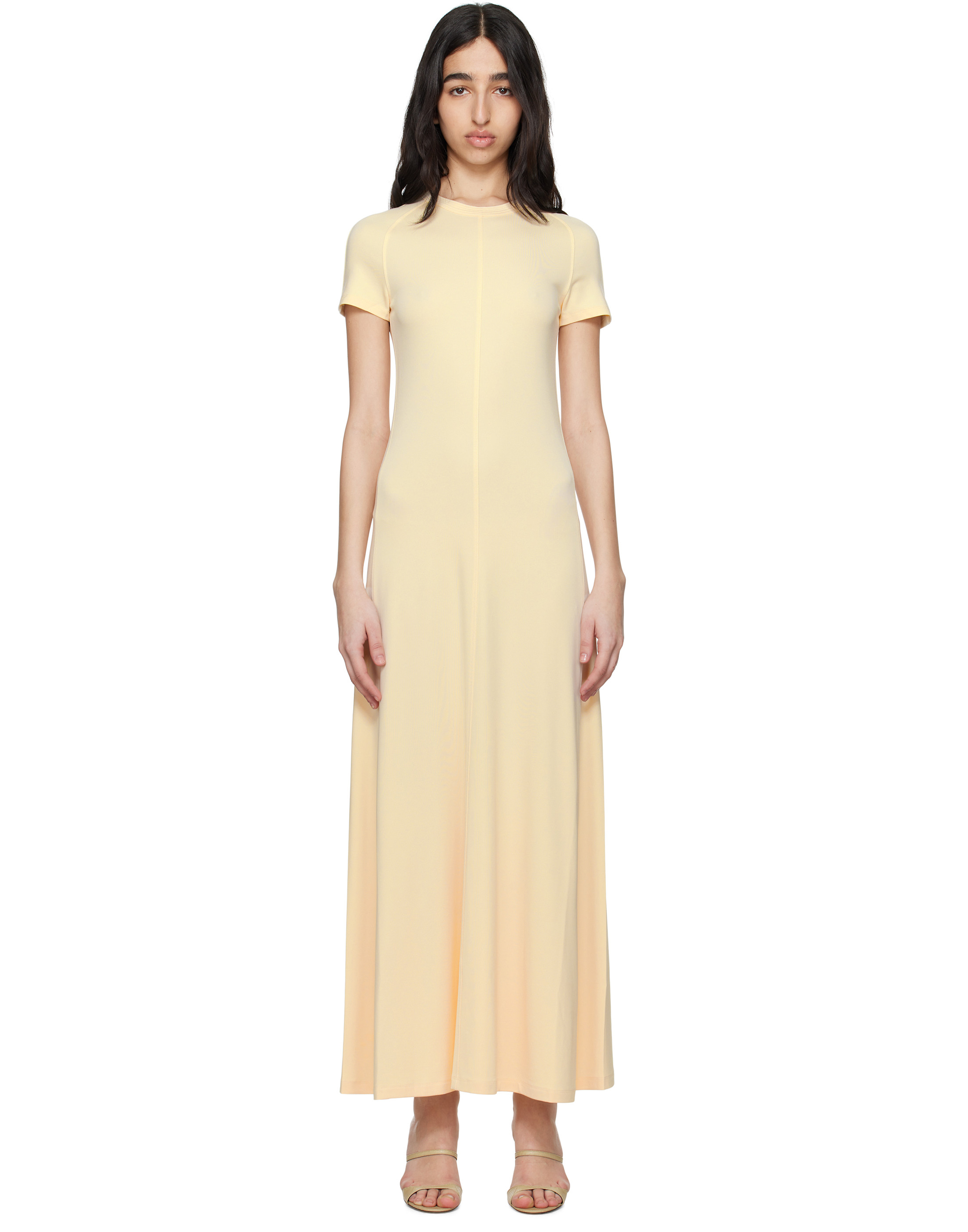 TOTEME, Off-White Fluid Jersey Maxi Dress
