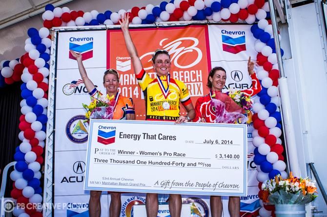 Erica Allar (Colavita-Fine Cooking) tops the women's podium