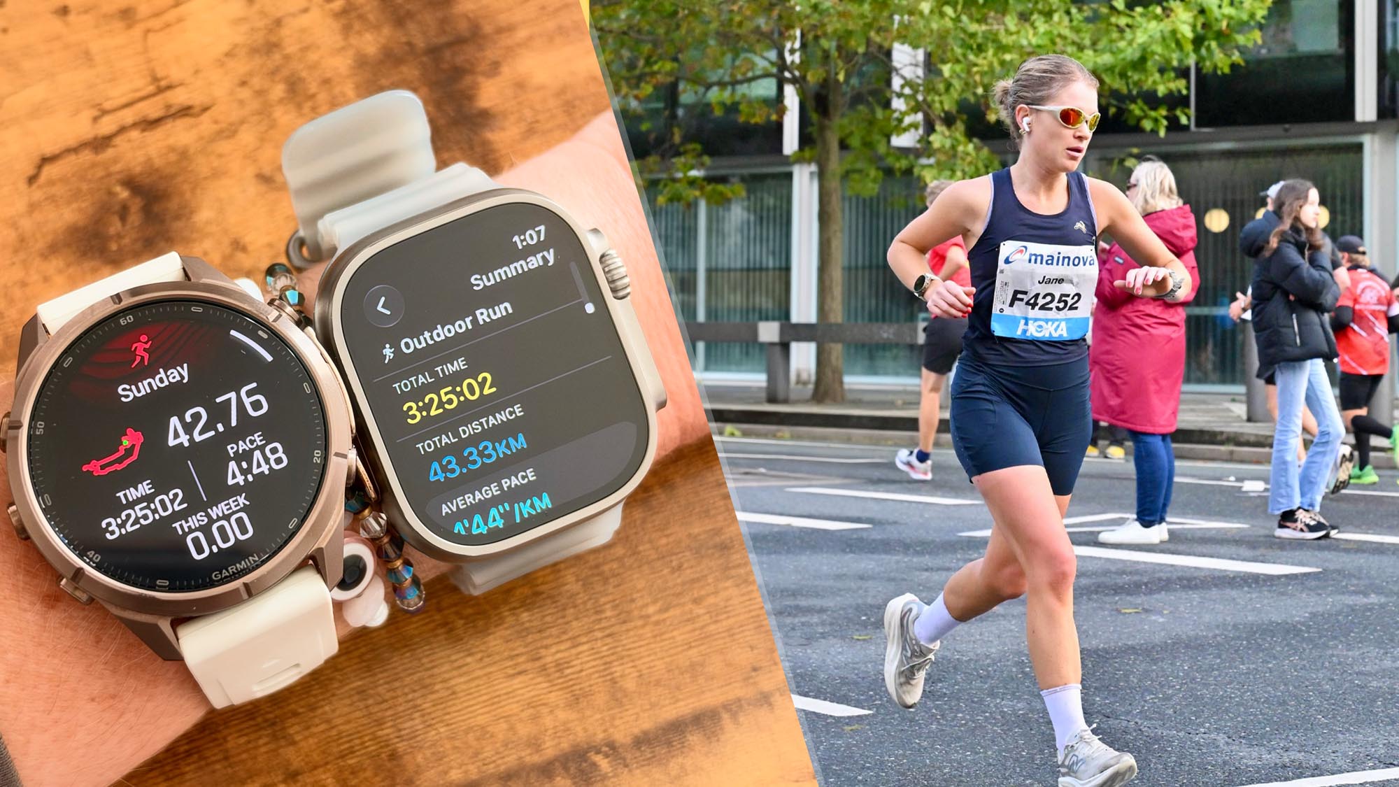 I put the Apple and Garmin head-to-head
