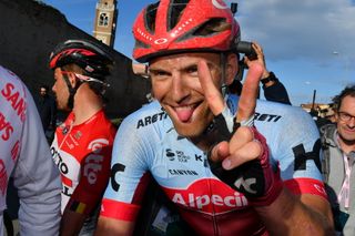 Marcel Kittel (Katusha-Alpecin) counts up his wins