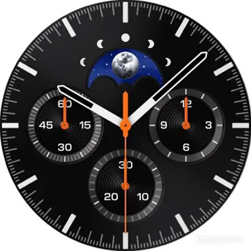 Samsung Galaxy Watch 8 face (found in beta)