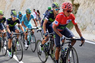 Nairo Quintana on stage 20 of the 2016 Vuelta a Espana