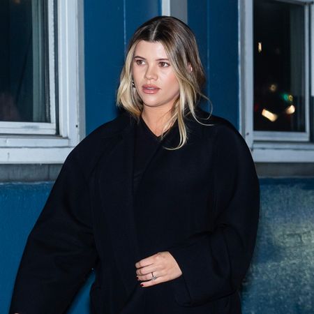 Sofia Richie attends the Khaite fashion show during New York Fashion Week: The Shows at Pier 61 on February 10, 2024 in New York City. 