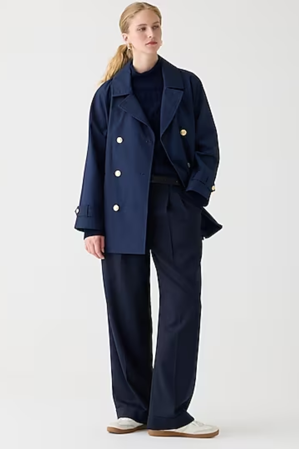J.Crew Short trench coat