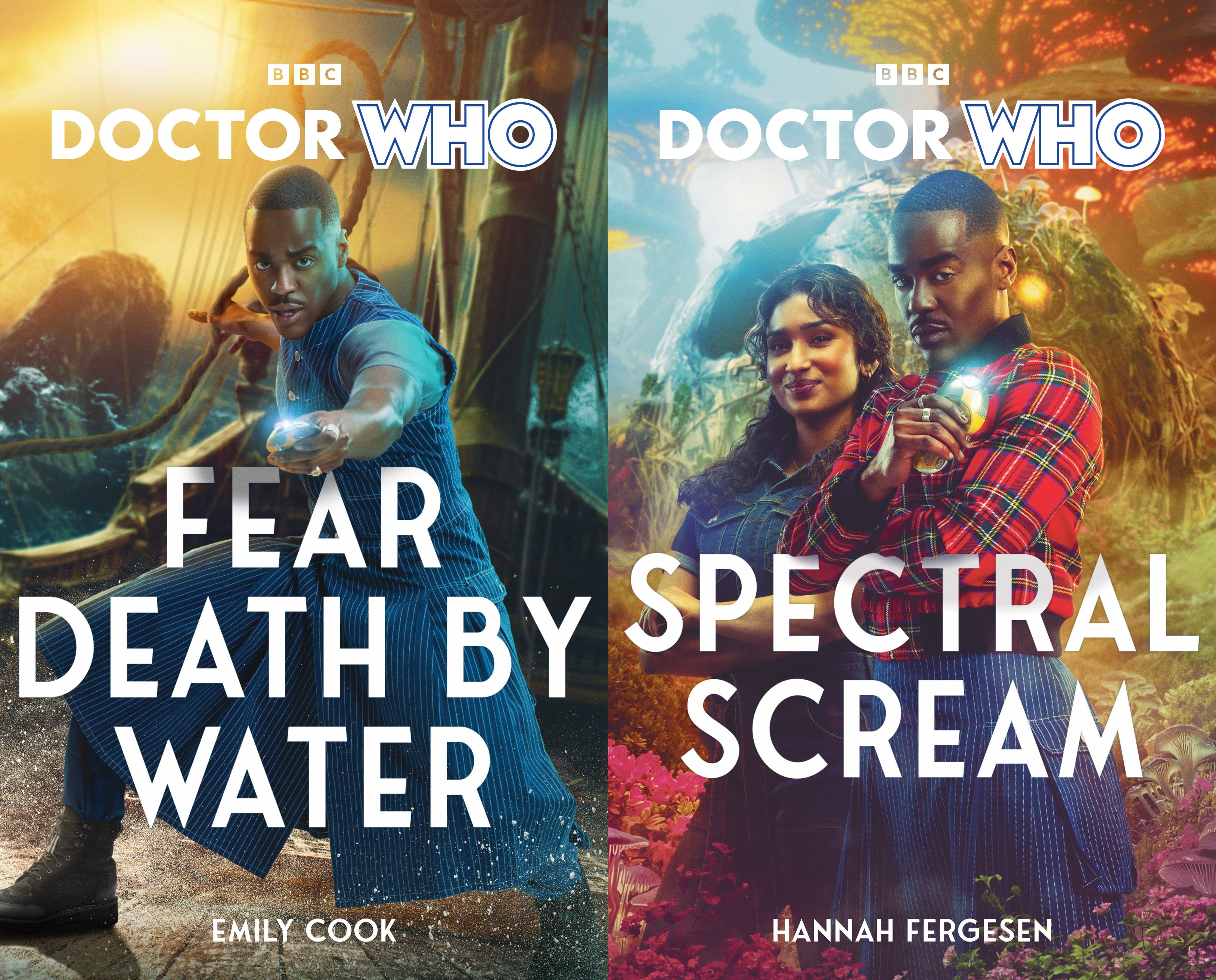 The covers of Fear Death By Water and Spectral Scream.