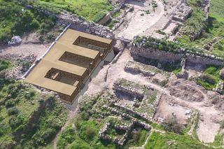 Team members digitally reproduced the Lachish city gate.