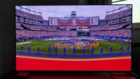 Sony TV showing teams lined up before kick off at the football World Cup 2026