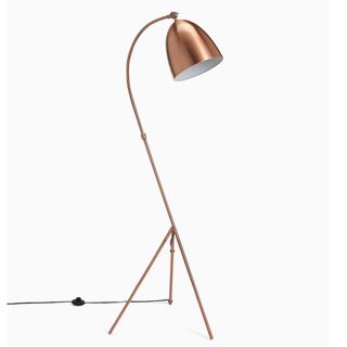 tripod copper floor lamp