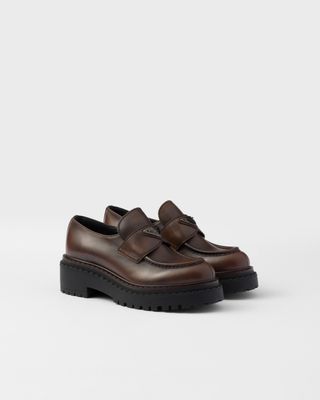 Double Chocolate Leather Loafers