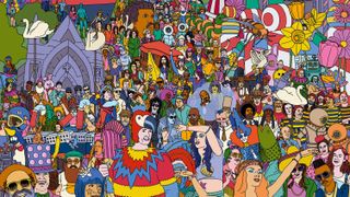 Artwork for Where's My Welly?: The World's Greatest Music Festival Challenge, illustrated by Jim Stoten