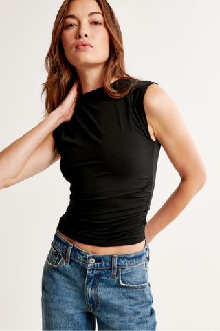 Abercrombie Draped Shell Top 