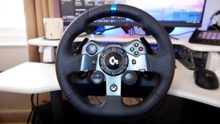 Save over £80 on the Logitech G923 racing wheel