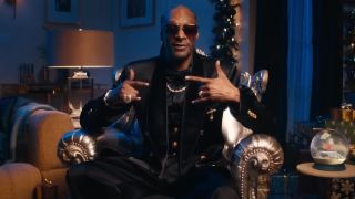 Snoop Dogg promotes his 2025 Holiday Halftime Party on Netflix.