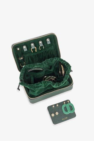 calpak green jewelry case