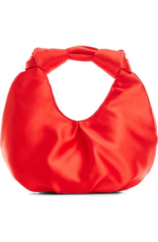Metallic Satin Handbag