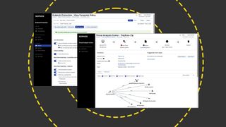 The Sophos Intercept Z Advance interface on the ITPro background