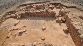 The largest building excavated on Chrysi is thought to have been used to govern the settlement and trade in the precious purple dye.