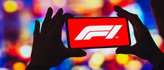 Formula 1 logo on smartphone