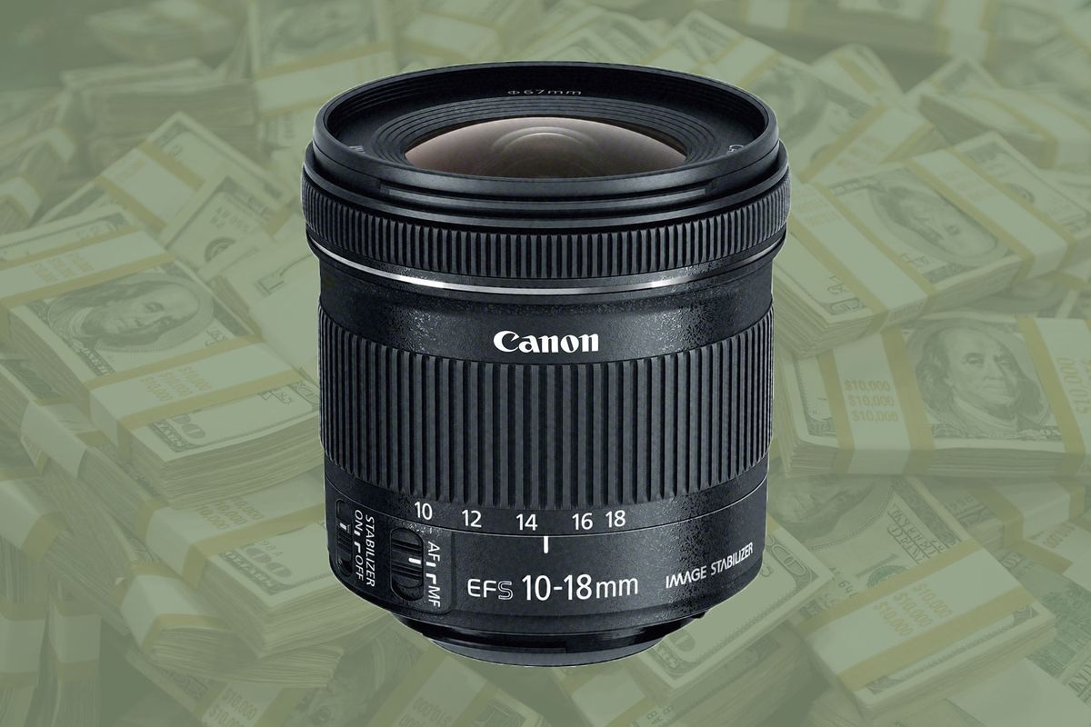 Save $100 on the Canon EF-S 10-18mm f/4.5-5.6 lens in this amazing deal!