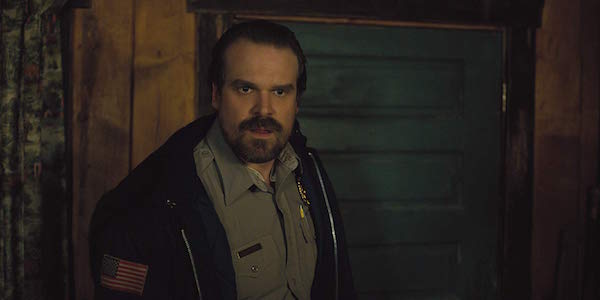 David Harbour in Stranger Things