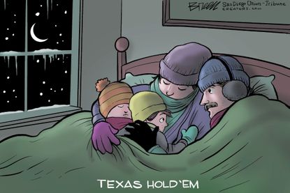 Editorial Cartoon U.S. texas weather&nbsp;