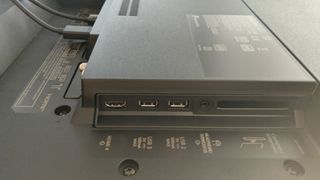 Panasonic JZ2000 HDMI inputs on rear of TV
