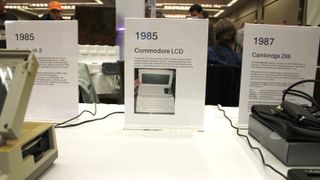 A card commemorating the Commodore LCD at the Vintage Computer Festival held in February 2025 in Orange, California.