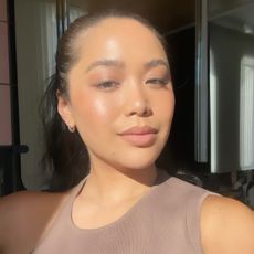 Woman with glowing skin