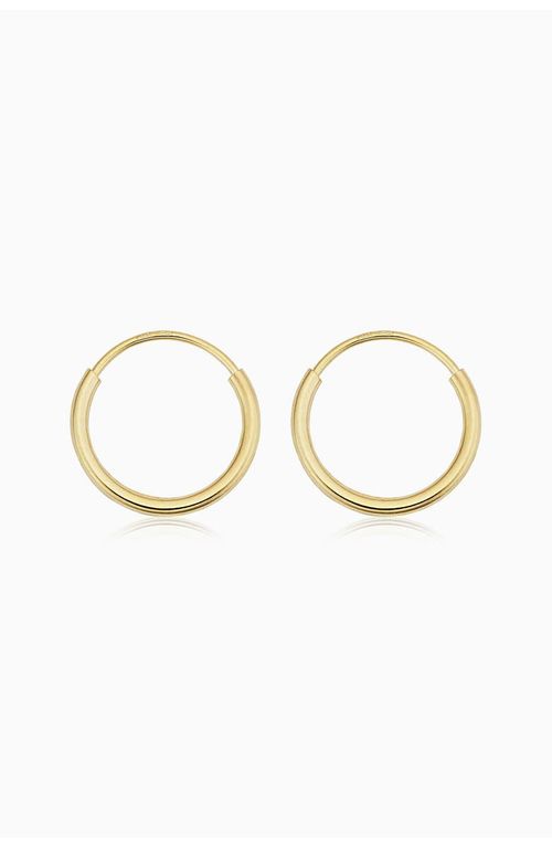 14k Yellow Gold Easy Day Petite Endless Hoops