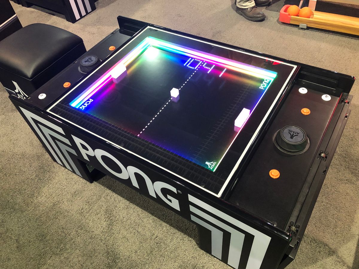 We Played on Atari s Gigantic 4 500 Pong Table Tom s Guide