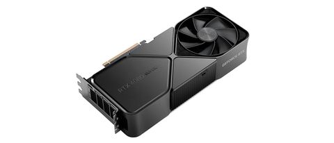 Nvidia RTX 4080 Super; a black GPU