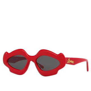 Loewe X Paulas Ibiza Red Sunglasses