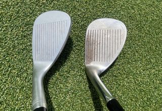 New and old wedge side by side