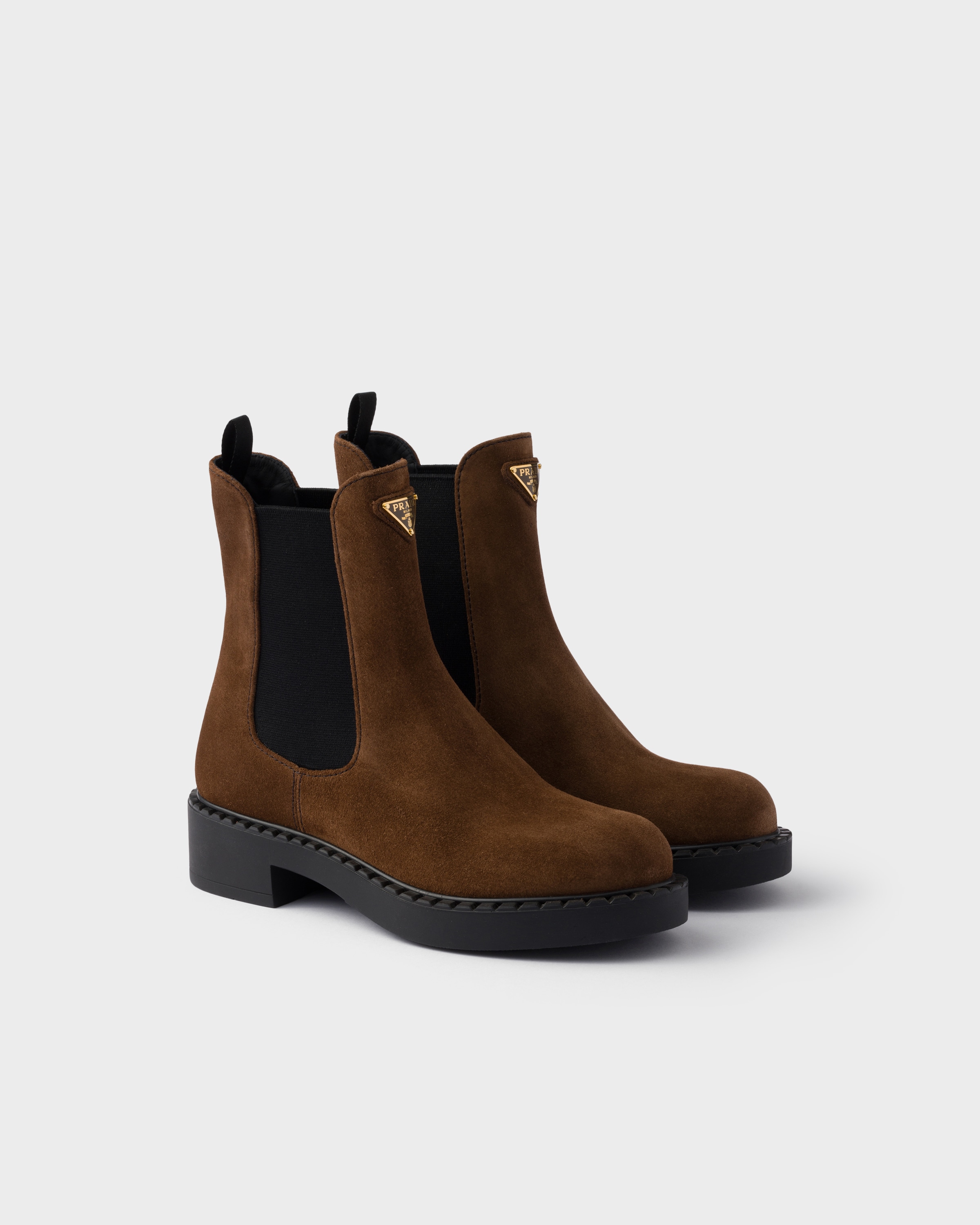 Chocolate Suede Chelsea Boots