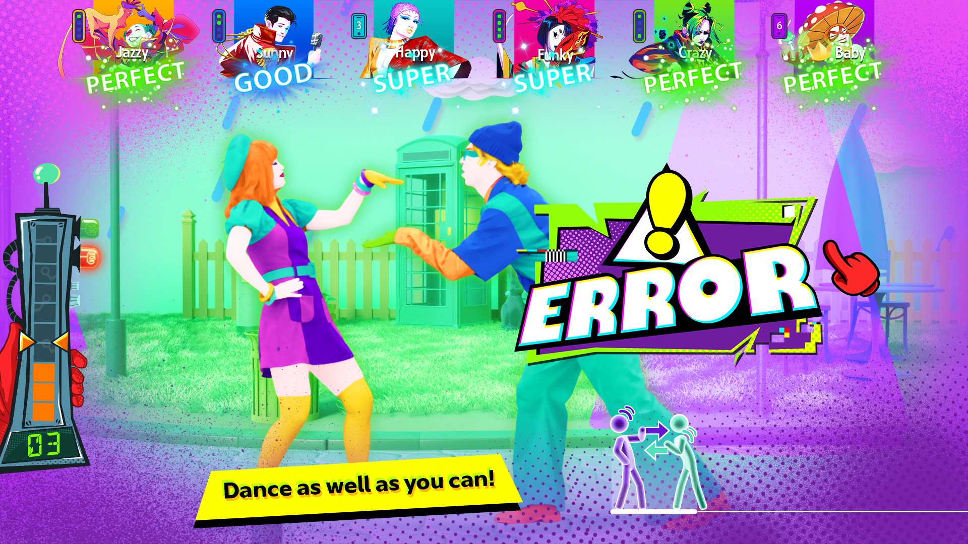 A Just Dance 2026 Edition gameplay screenshot.