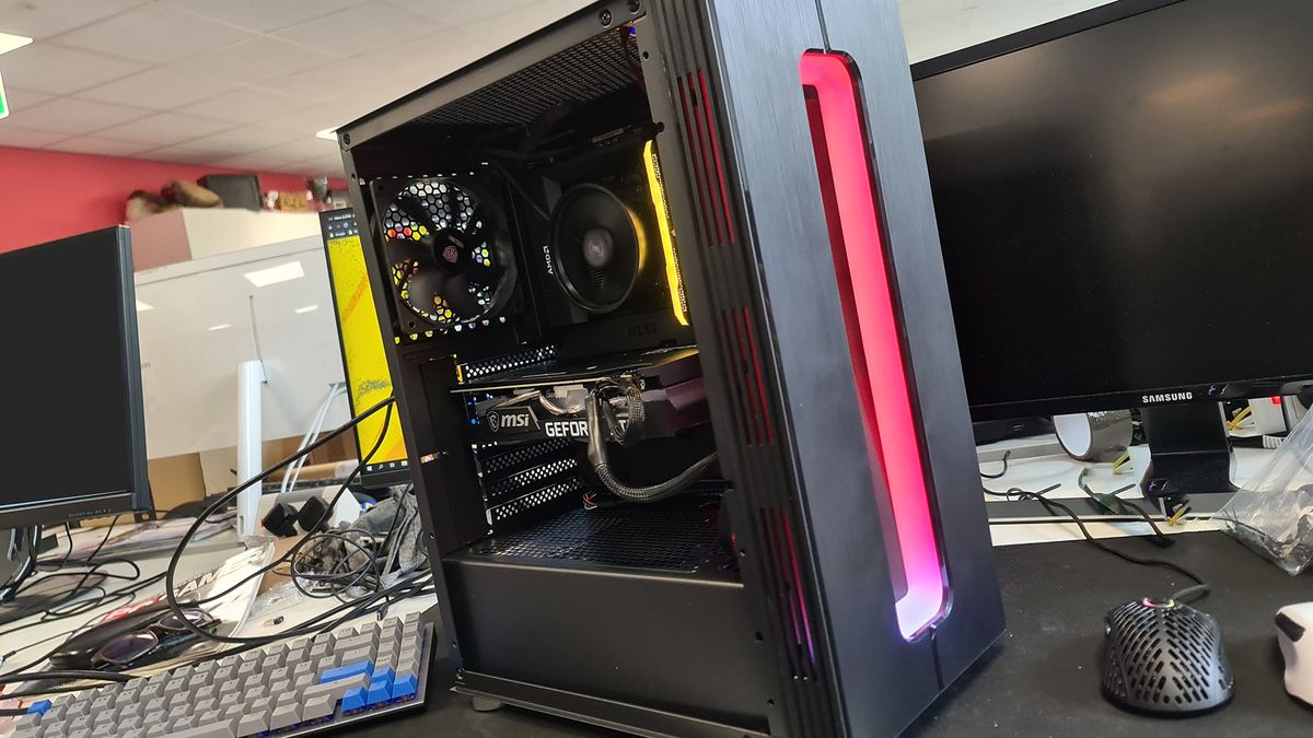 Kolink Nimbus cheap PC case review PC Gamer