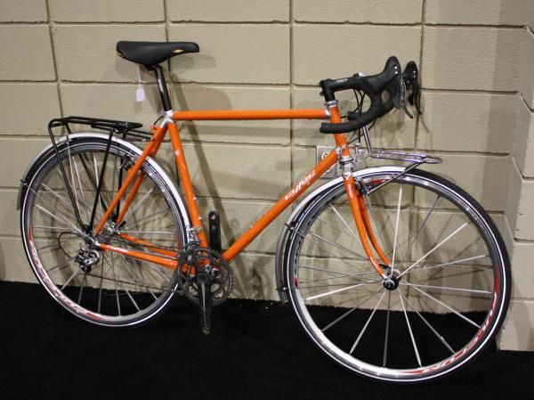 Though better known for its carbon fiber racers, Cyfac also offers more traditional looking steel bikes.