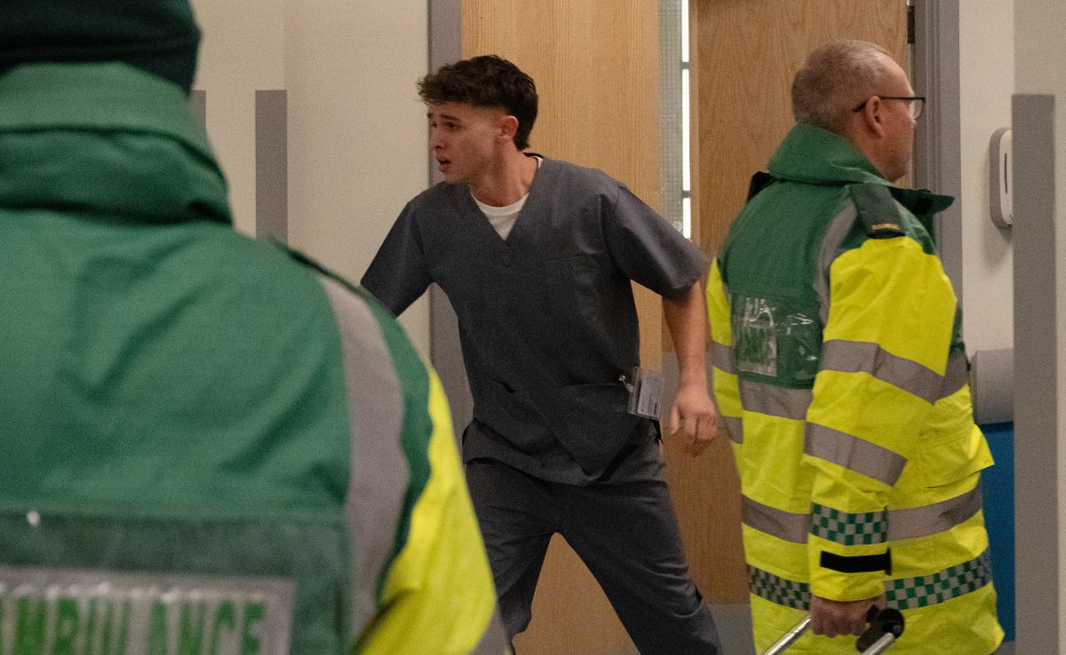 Jacob is in the thick of it as the casualties from the lake disaster arrive in A&amp;E