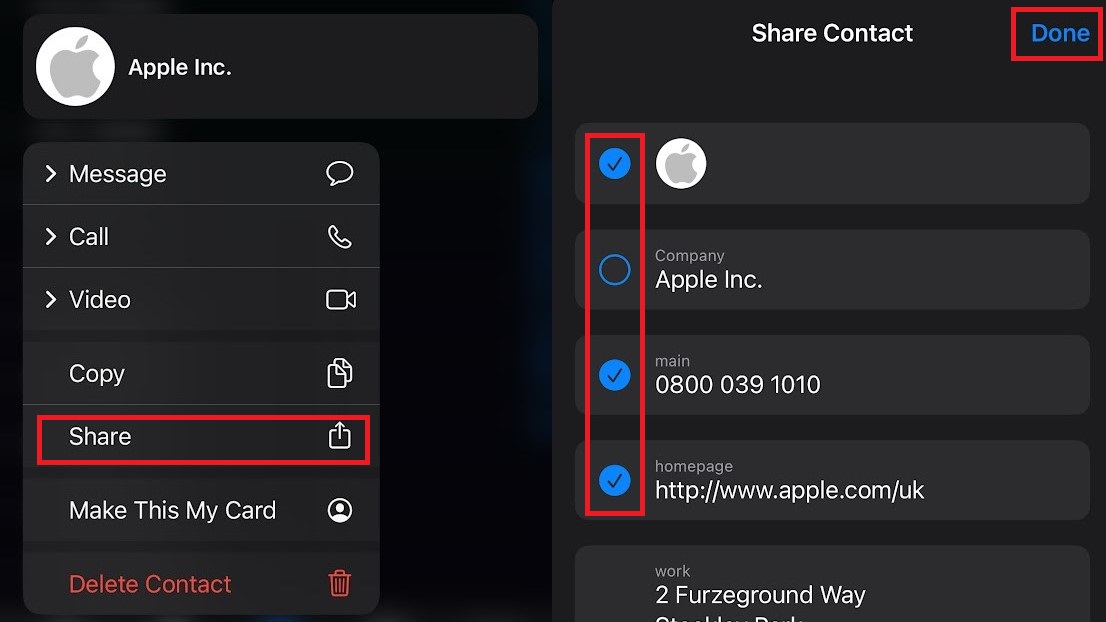 5 tricks inside your iPhone's Contacts app