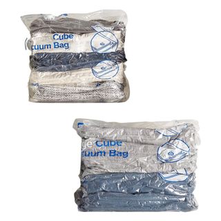 Cube vacuum bags